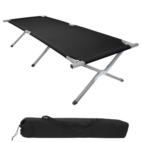 Feldbett Campingbett Klappbett Liege 190cm 150kg Gästebett klappbar Tragebeutel - Bild 20 von 21