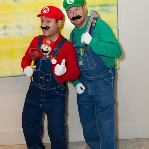 Disfraz Super Mary Luigii Wario Waluigi para Adulto Sombrero Bigotes Guantes Halloween - Imagen 7 de 7