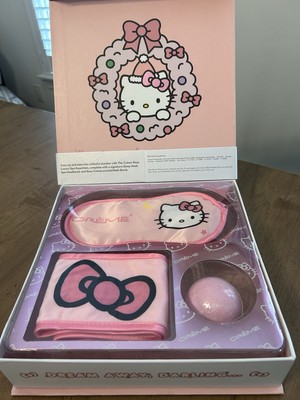The Creme Shop X Hello Kitty Luxury Set Headband Sleep Mask Bath Bomb Gift
