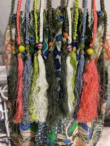 CAMILLA Sleeveless Fringe Silk Top EUC Boho - Picture 4 of 7