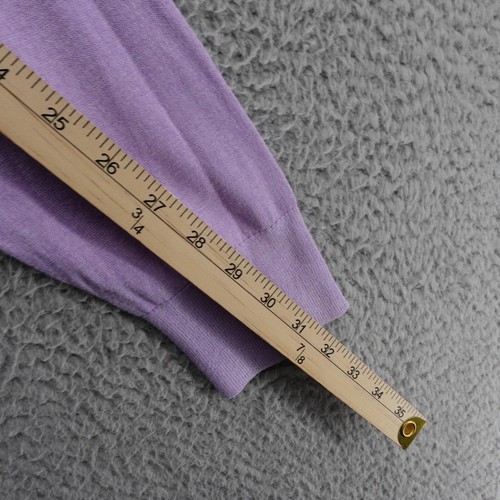 NWT Banana Republic Silk Yak Hair Sweater XL Purple Womens Long Sleeve Pullover - Picture 9 of 13