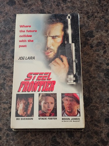 BRAND NEW Steel Frontier (VHS, 1994) Joe Lara RARE Sealed OOP *Loose Piece* - Picture 1 of 6
