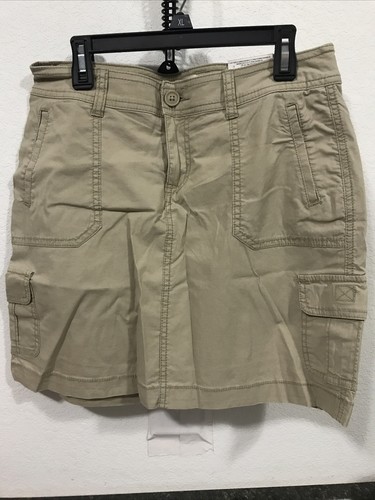 ST JOHNS BAY WOMEN’S SKIRT SIZE 4 COLOR BEIGE (2-TW-2519) - Picture 1 of 6