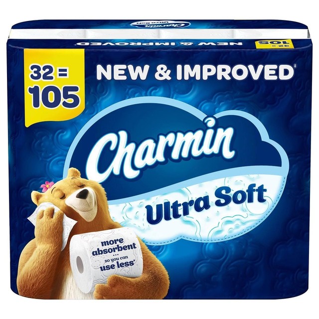 Charmin Ultra Soft Toilet Paper Super Plus Rolls (201 sheets/roll 32 rolls) Charmin Ultra Soft Toilet Paper Super Plus Rolls (201 sheets/roll 32 rolls)