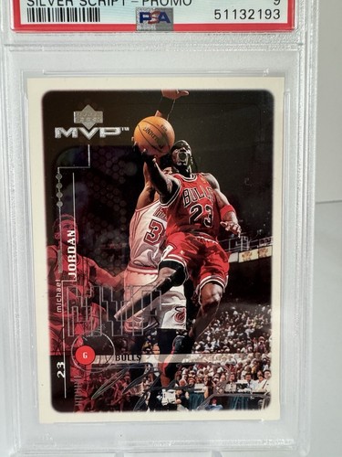 1999 UPPER DECK MVP SILVER SCRIPT PROMO #S1 MICHAEL JORDAN PSA 9 MINT - Picture 3 of 3