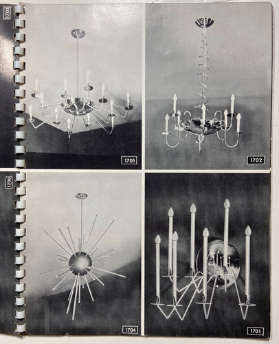 1950 Silvestri Art Manufacturing Co Katalog MCM Lampen Beleuchtung Dekor Design - Bild 3 von 8