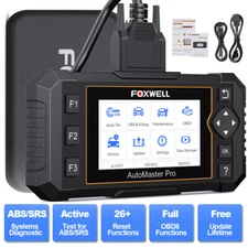 FOXWELL NT650 PRO Car ABS SRS Code Reader OBD2 Diagnostic Tool EPB OIL DPF TPMS