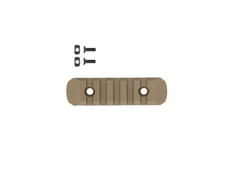 Airsoft Keymod & M-LOK Rail Set  COYOTE  slots Picatinny AEG polímero 1x PCS - Picture 7 of 8