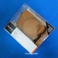 SONY Genuine Case LCJ-RXF Brown- RX100M2 RX100M3 RX100M4 RX100M5 RX100M6 RX100M7