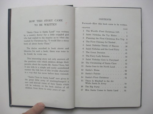 SANTA CLAUS IN SANTA LAND ~ Dr. Harold W. Trott HC 1943 1st Printing SIGNED - R1 - Imagen 7 de 17