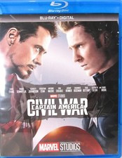 CAPTAIN AMERICA - CIVIL WAR Marvel (Blu-Ray, No Digital) Chris Evans >MINT Disc<