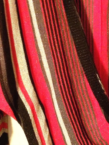 Mix It Womens Sweater Open Front Size S Small Batwing Sleeve Red Black White - Picture 5 of 11