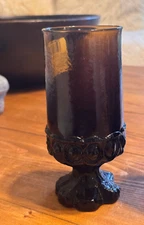 Vintage Tiffin Franciscan Madeira Smoke Brown Wine Glasses Goblets 6.5" Set of 8