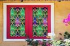 3D Green Flower Pattern B188 Window Film Print Sticker Cling Stained Glass UV Zo