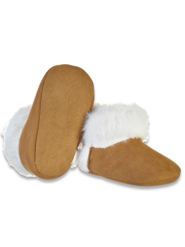 Stepping Stones Baby Girls' Faux-Fur Boots - Picture 1 of 6