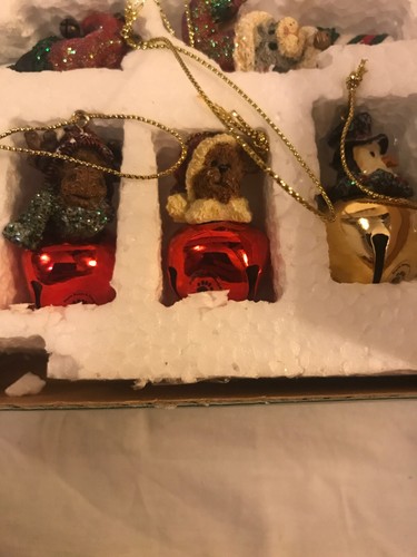 Boyds Holiday Collection Mini Ornament Set 12pcs Small Ornaments And Tree Topper - Picture 8 of 12
