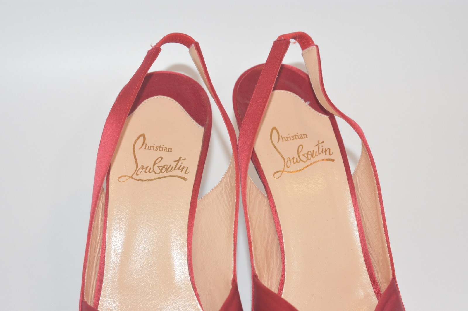 Auténtico Christian Louboutin Louboutin Louboutin Noche Satén Rojo Zapatos Talla 39 Rojo Soles 440f96 Auténtico Christian Louboutin Louboutin Louboutin Noche Satén Rojo Zapatos Talla 39 Rojo Soles 440f96