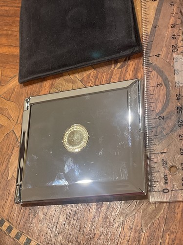 ESPEJO DE MAQUILLAJE COMPACTO BOLSO PLATEADO REMBRANDT DE COLECCIÓN MODELO 825 NUEVO EN CAJA - Imagen 6 de 6