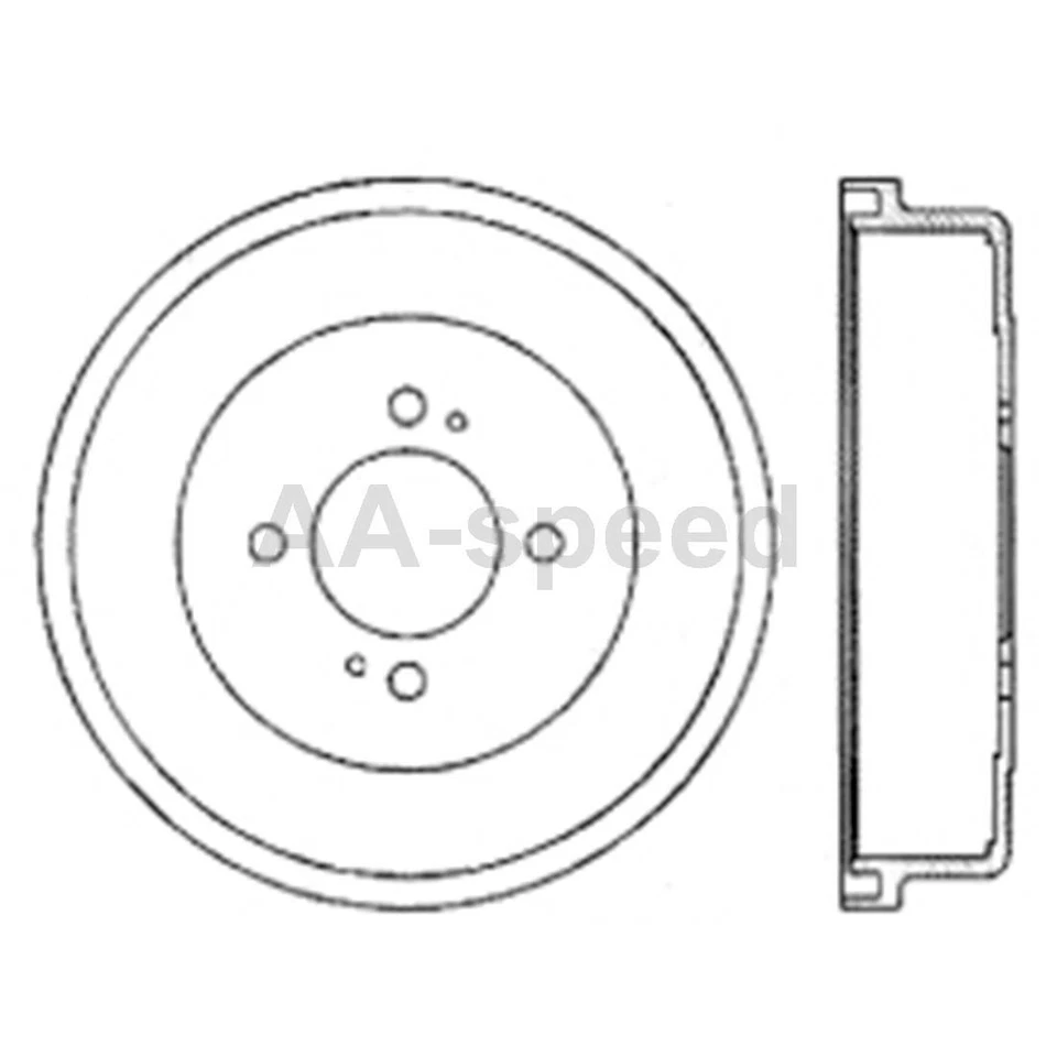 Tambor freno trasero Nissan Altima 2001 2000 1999 1998 1997 1996 1995 1994 1993 Foto 4 de 4