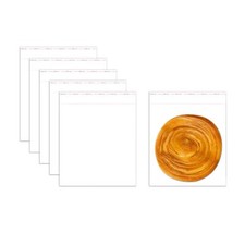 Square Clear Resealable Cello Cellophane Bags 7x7'' 200Pcs Self-Sealing OPP B...