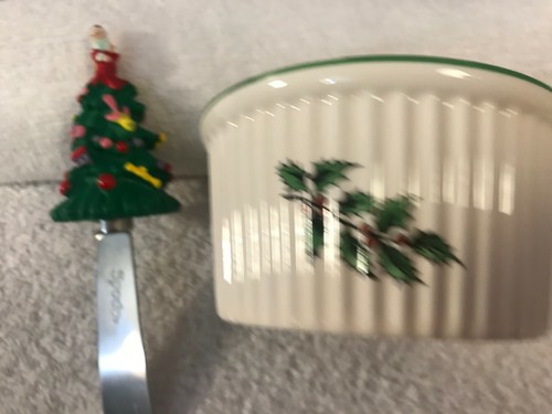 Spode Ciotola per immersione albero di Natale con spargitore CH4691 - Foto 3 di 7