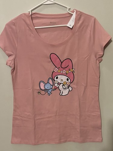 Damen-T-Shirt Large (11-13) rosa - My Melody