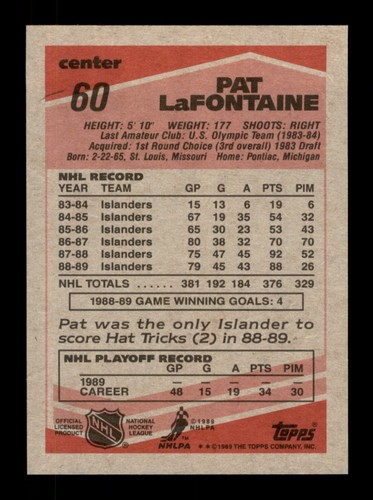 1989-90 TOPPS HOCKEY 1 TO 198 SEE DROP DOWN MENU - Picture 132 of 408