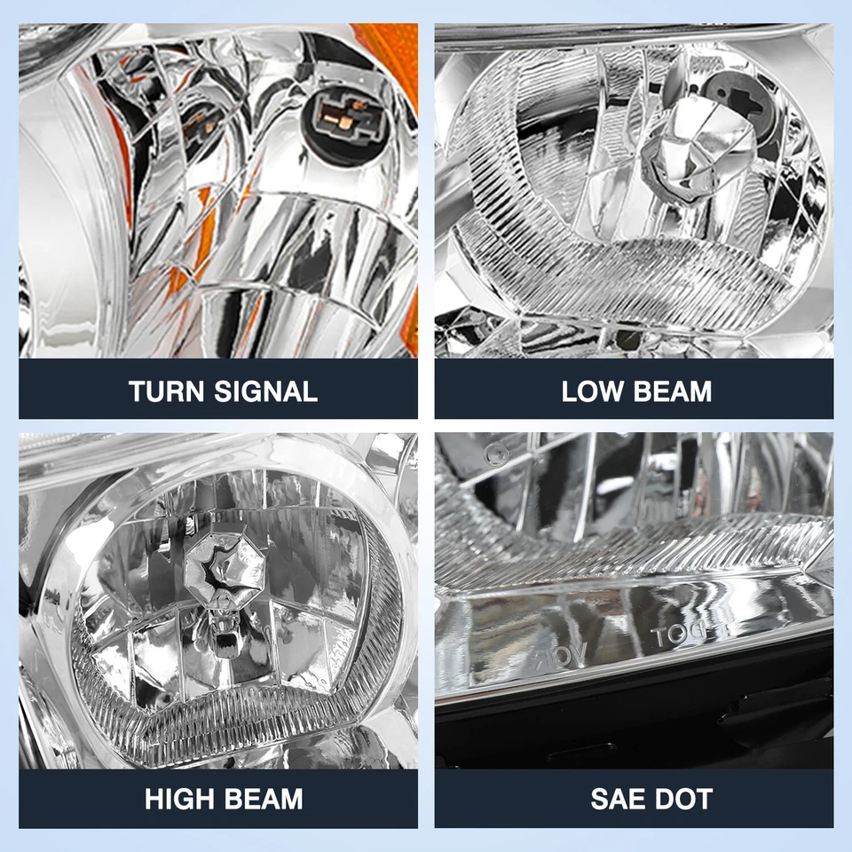 For 2006 2007 2008 Subaru Forester FACTORY Headlights Assembly Headlamp 06 07 08 - Image 4 of 4