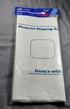 4 Pack Blueprint Shipping Bags 13"x46" Mailers ALVIN BSB446 Polymailers