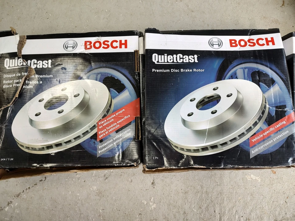 2-CANTIDADES, Rotor de freno de disco-Cast trasero Bosch 50011341 - 08-13 Toyota Highlander Foto 2 de 2