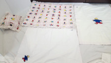 Vintage Quiltex Eden Toys Paddington Bear Baby 2 Blankets, 1 Comforter, pillow