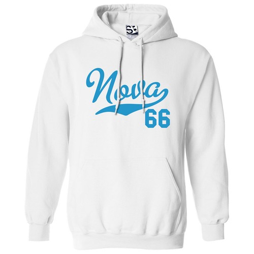Nova 66 Script Tail HOODIE | 1966 SS Super Sport Muscle Car Hooded Sweatshirt - Picture 22 of 33