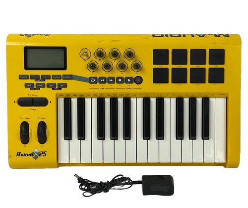 M-Audio Axiom 25 Limited Yellow Special Edition USB MIDI Controller Keyboard GUC - Picture 1 of 20