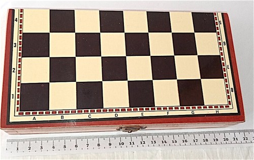 dama backgammon scacchi 80s erregiemme italy box pieghevole legno plastica - Foto 7 di 7
