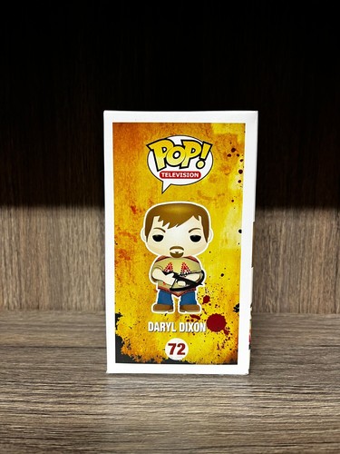 The Walking Dead Funko Pop Daryl Dixon #72 Hot Topic Vinyl Figure AUTHENTIC - Picture 4 of 6
