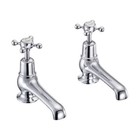 Burlington Claremont Bath Taps Deck Mounted T7 New Free Postage