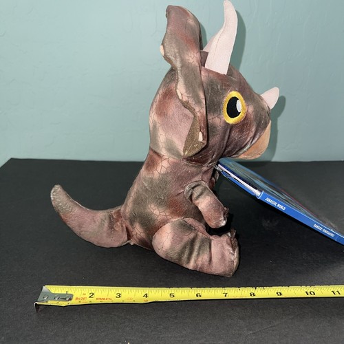 Jurassic Park World Triceratops Dinosaur Plush and Book Kohls Cares 10” - Picture 10 of 14