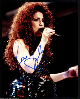 Gloria Estefan Foto Original Signiert COA + G 9232