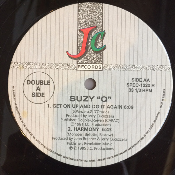 Suzy Q - Computer Music / Get On Up And Do It Again