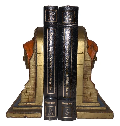 2 EASTON PRESS BOOKS LIBRARY OF THE PRESIDENTS, ZACHARY TAYLOR, STILL SEALED