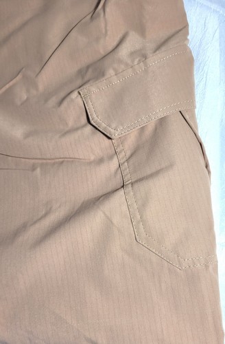Noukow Lightweight Ripstop Tactical Cargo Hiking Relaxed Fit Pants Khaki 34x32 - Picture 6 of 8