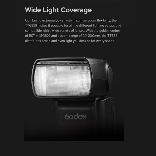 Godox TT685II-C 2.4G TTL HSS Studio Flash Light Speedlite For Canon +XPRO+Bracke - Picture 7 of 12