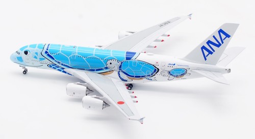 Aviation 1:400 ANA Flying Honu Livery Airbus A380 Diecast Flugzeug Modell JA381A - Bild 7 von 18