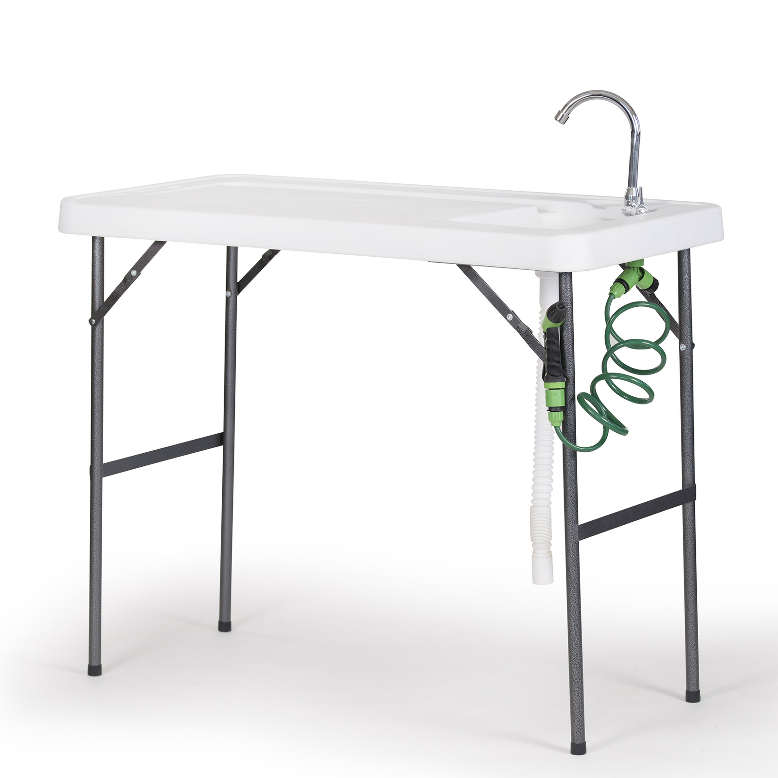 Campingtisch 115x59x95 cm Outdoor Tisch Spüle Campingküche Klapptisch Flexi Campingtisch 115x59x95 cm Outdoor Tisch Spüle Campingküche Klapptisch Flexi