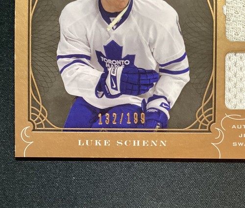 2009-10 Upper Deck Artifacts Treasured Swatches /199 Luke Schenn Dual Jerseys - Picture 2 of 3
