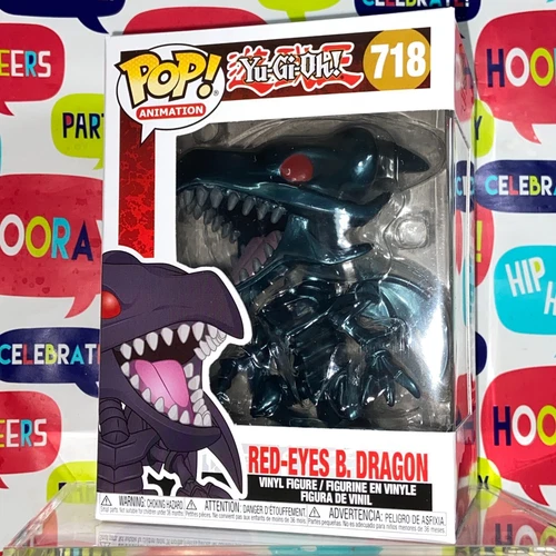 Red-Eyes Black Dragon - Yu-Gi-Oh! Funko Pop 718 + Protector