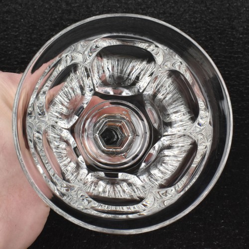 SIX Vintage Heisey COLONIAL CLEAR 8oz Water Goblets 6-1/2" Stem 373-341 - Picture 6 of 10