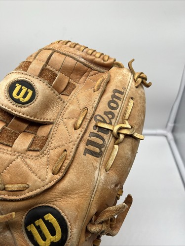 Wilson Genuine Leather Glove OS2 A9510 Optima Silver Series Baseball Glove RHT - Picture 7 of 7