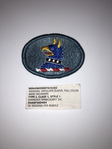 Delaware National Guard U.S. Army Shoulder Patch Insignia - Picture 2 of 3