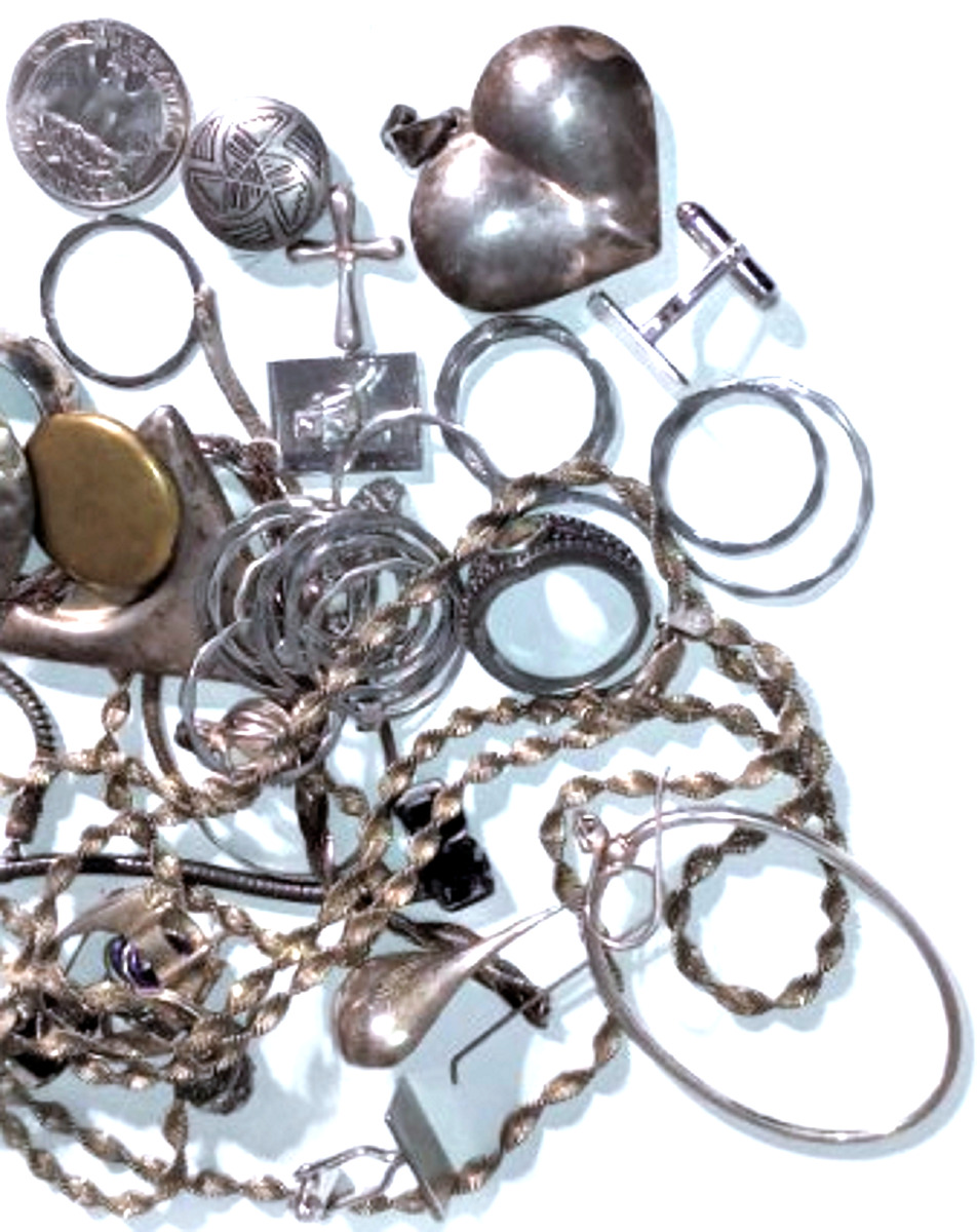 Sterling silver scrap best sale lot